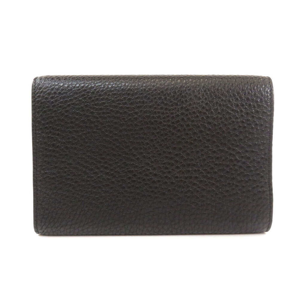 Prada bi Wallet calfskin fold embossed Black